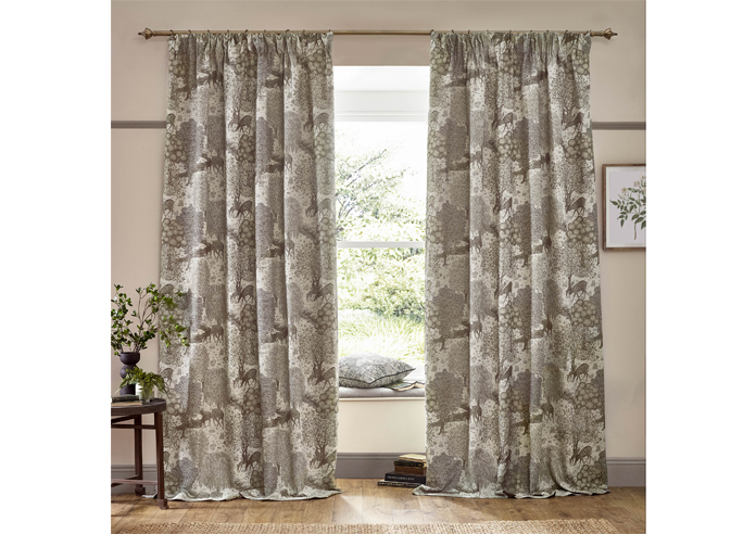 Brook Pencil Pleat, Linen - Ready Made Curtains - Image 7